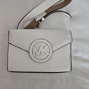 Michael Kors White Belt Bag